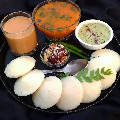 Idli sambar (Thali)
